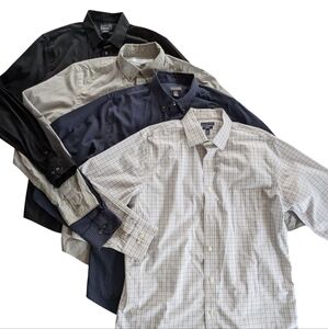 Set Of 4 Button Up Shirts Size Large